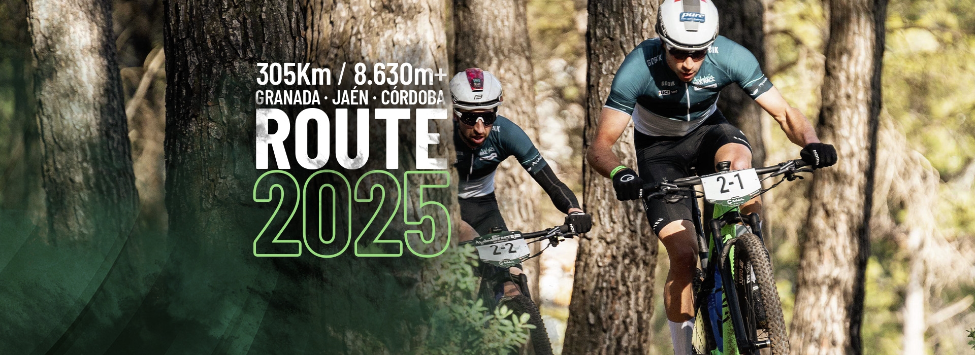 Route 2025: 305 km with 8,630 m+ in three venues